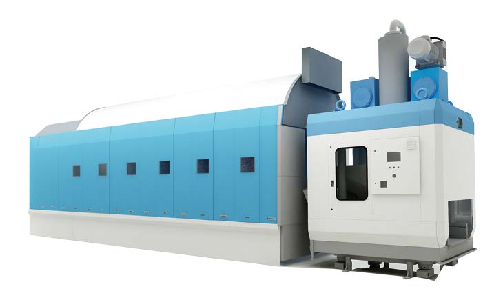 Tunnel washing machine