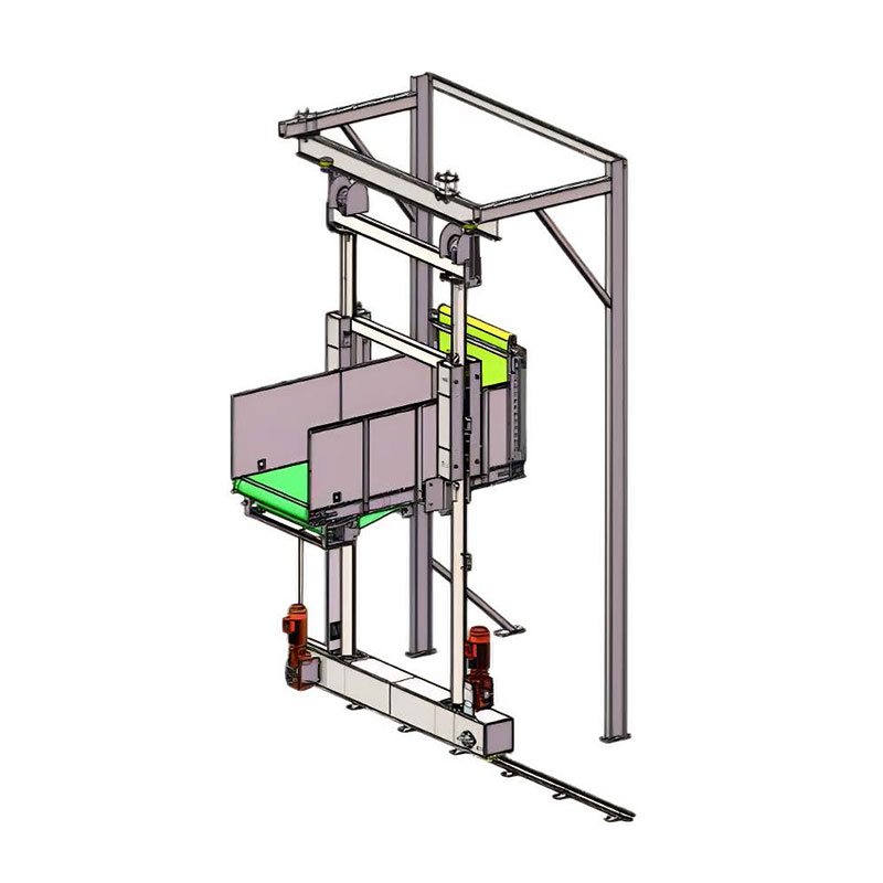 Right-angle shuttle machine