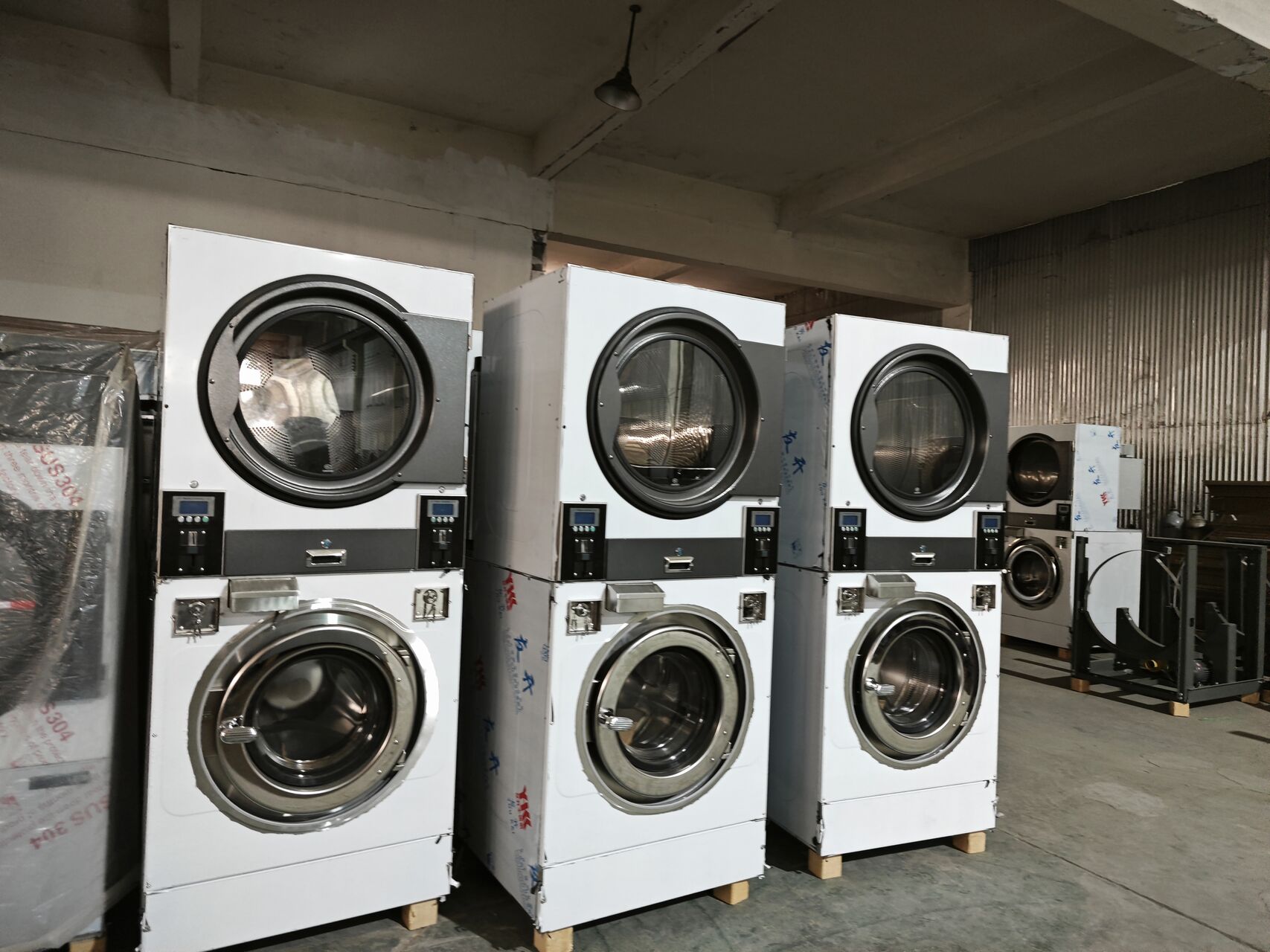 Laundry Shops Suffering High Drying Costs? Axial Air Intake Double-Layer Commercial Dryers Save Energy & Speed Up Drying(Image1) Laundry Shops Suffering High Drying Costs? Axial Air Intake Double-Layer Commercial Dryers Save Energy & Speed Up Drying(Image1)